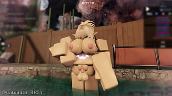 Cute blonde girl gets fucked in the sauna pt 2