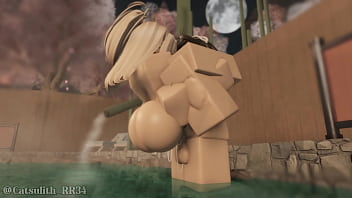 Cute blonde girl gets fucked in the sauna pt 2