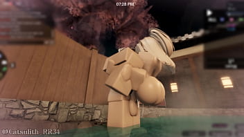 Cute blonde girl gets fucked in the sauna pt 2