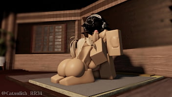 Cute blonde girl gets fucked in the sauna pt 2