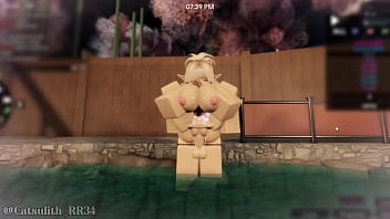 Cute blonde girl gets fucked in the sauna pt 2