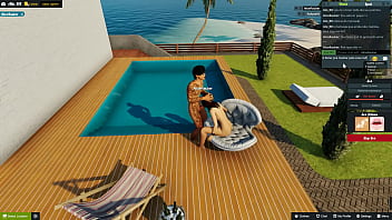 Pau na amiguinha em casa