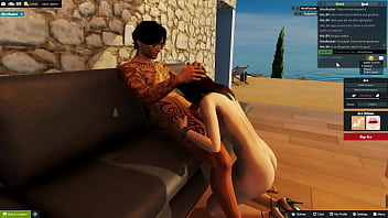 Pau na amiguinha em casa