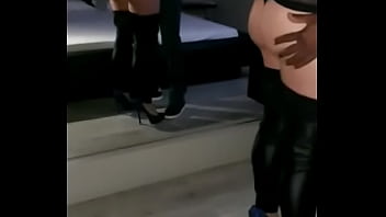 Casalporvcs esposa brincando com amigo