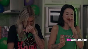 You better drink my cum step sis else your tongue wont stop burning