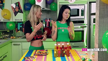 You better drink my cum step sis else your tongue wont stop burning