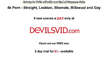 Kita zen is making out with her boyfriend when suddenly his stepdad hops in wanting to join she is sucking her bf while the old man licks her pussy