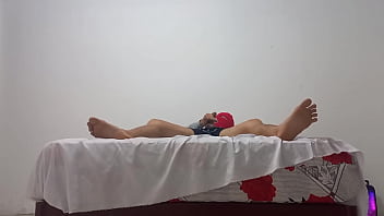 The newbie of the class wants to have sex with an inflated condom