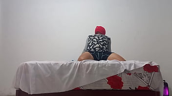 The newbie of the class wants to have sex with an inflated condom