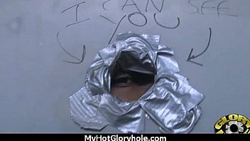 Gloryhole ebony girl booty shake and suck 22