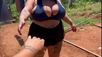 A safada veio me visitar na fazenda e acabei gozando da buceta dela firegreen2