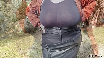 Passeio com minha madrasta ela adora se exibir em público