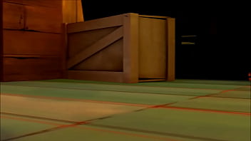 Shantae swallows a monster and dances