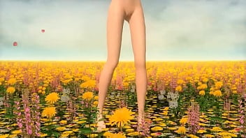 Rin bailando la polka desnuda y tetas grandes