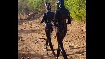 A ride in the sun ️ #latex #latexgloves #latexlove #rubber #gasmask #gasmaskgirl #petplay #play #latex