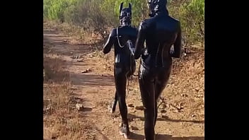 A ride in the sun ️ #latex #latexgloves #latexlove #rubber #gasmask #gasmaskgirl #petplay #play #latex