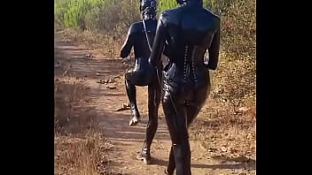 A ride in the sun ️ #latex #latexgloves #latexlove #rubber #gasmask #gasmaskgirl #petplay #play #latex