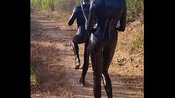 A ride in the sun ️ #latex #latexgloves #latexlove #rubber #gasmask #gasmaskgirl #petplay #play #latex