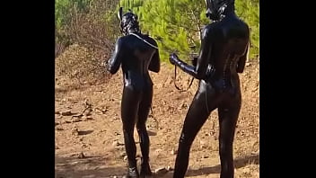 A ride in the sun ️ #latex #latexgloves #latexlove #rubber #gasmask #gasmaskgirl #petplay #play #latex