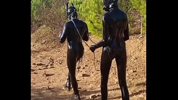 A ride in the sun ️ #latex #latexgloves #latexlove #rubber #gasmask #gasmaskgirl #petplay #play #latex