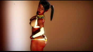 Ebony teasing hot body