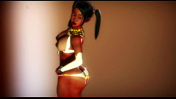 Ebony teasing hot body