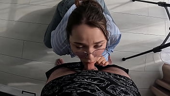 Fucked a young teacher straight during class on her desk