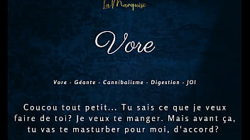 Vore french audio porn joi giantess