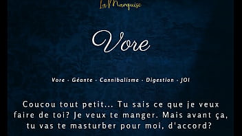 Vore french audio porn joi giantess