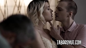 Cuckold Husband Watches His Wife Fuck Their Stepson thumbnail