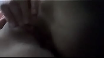 A chick is playing with her pussy and body 2