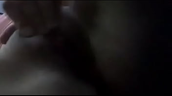 A chick is playing with her pussy and body 2