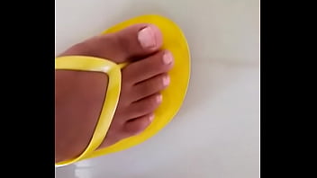 Shaz is teasing and playing with her beautiful feet