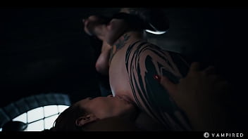 Tattoed dominatrix turns redhead into her sex slave mag numb mind controlling lesbian vampire fuck