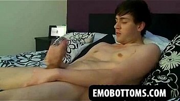 A Sexy Twink Punk Is Masturbating His Big Cock thumbnail