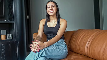 Small tits phat booty 18yo colombian babe bounces on big dick pov reverse cowgirl