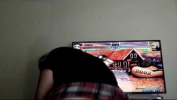 Naughty auntie came to play video games with me but she cheated and made me lose with a blowjob Naughty auntie came to play video games with me but she cheated and made me lose with a blowjob