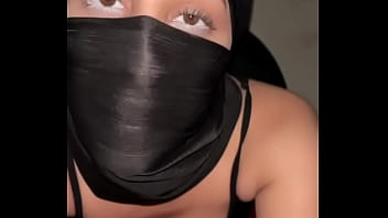 Muslim hijab tease goes full anal slut mode – arab girl spreads her big ass wide like a whore