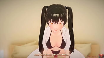 She found you sleeping and slipped on it by accident