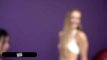 Sadie blair goes from southern belle to squirting slut in threesome