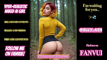 Ragazza sexy generata dall'intelligenza artificiale nuda e prosperosa