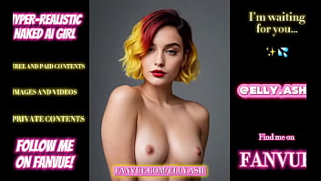 Ragazza sexy generata dall'intelligenza artificiale nuda e prosperosa