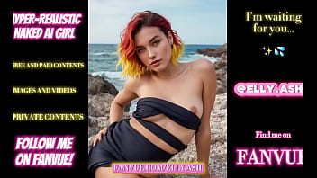 Ragazza sexy generata dall'intelligenza artificiale nuda e prosperosa