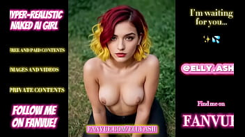 Ragazza sexy generata dall'intelligenza artificiale nuda e prosperosa