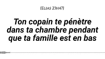 Audio pour les femmes ton copain te prend en silence pendant que ta famille est en bas petit ami sexe chuchoté prise de risque tendre puis intense gémissements