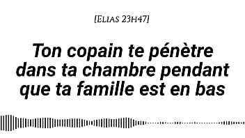 Audio pour les femmes ton copain te prend en silence pendant que ta famille est en bas petit ami sexe chuchoté prise de risque tendre puis intense gémissements