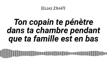 Audio pour les femmes ton copain te prend en silence pendant que ta famille est en bas petit ami sexe chuchoté prise de risque tendre puis intense gémissements
