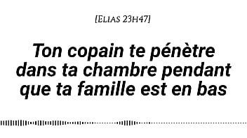 Audio pour les femmes ton copain te prend en silence pendant que ta famille est en bas petit ami sexe chuchoté prise de risque tendre puis intense gémissements