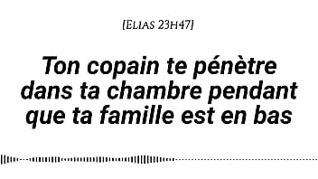 Audio pour les femmes ton copain te prend en silence pendant que ta famille est en bas petit ami sexe chuchoté prise de risque tendre puis intense gémissements