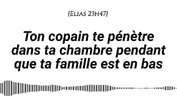 Audio pour les femmes ton copain te prend en silence pendant que ta famille est en bas petit ami sexe chuchoté prise de risque tendre puis intense gémissements